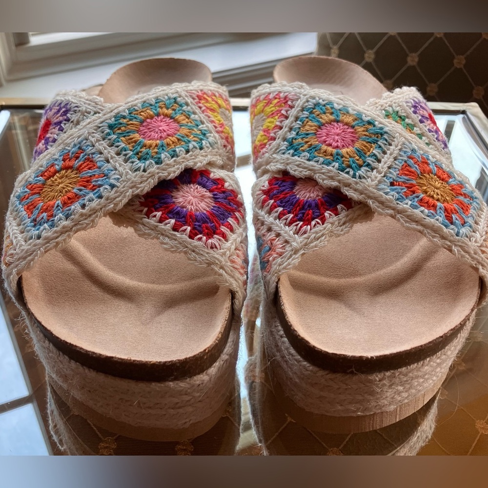 Boho Crochet Women's Sandals